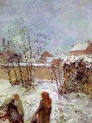 Paul Gauguin The Garden in Winter, rue Carcel oil on canvas